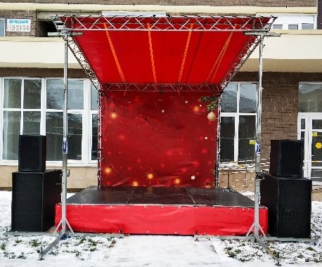 Сценический комплекс 4м*3м с подиумом